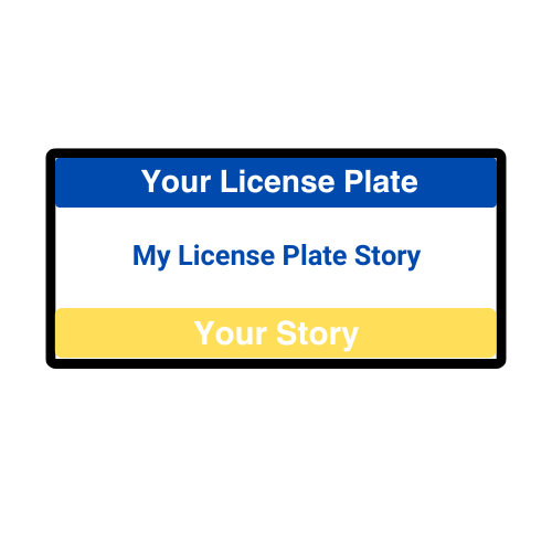 My License Plate Story